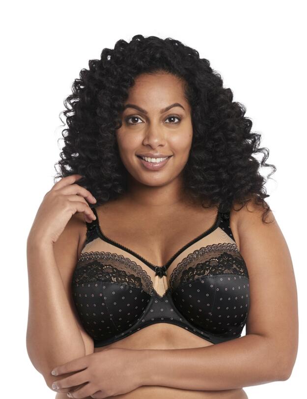 6070 Goddess Bridget Underwired Banded Bra - 6070 Black