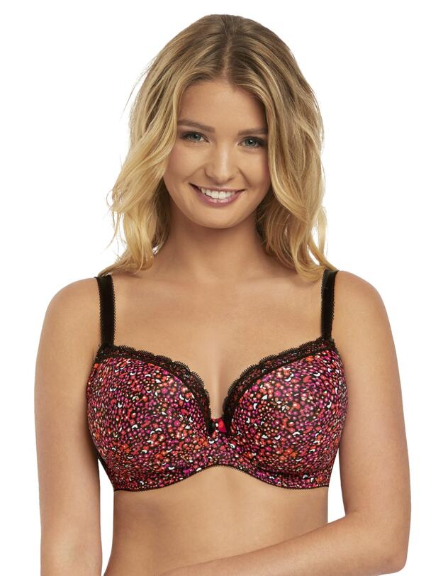 5233 Freya In Bloom Padded Plunge Bra - 5233 Posie