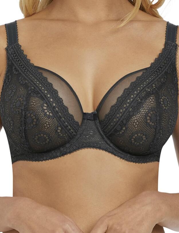 5211 Freya Love Note High Apex Bra - 5211 Slate