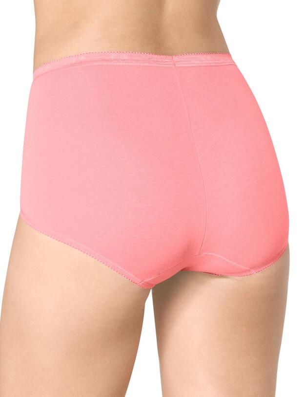 10105593 Sloggi Basic Maxi Brief 3 Pack - 10105593 Orange/Light Combination