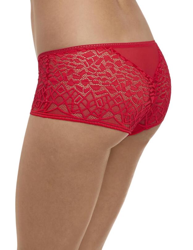 5016 Freya Soiree Lace Short - 5016 Rouge