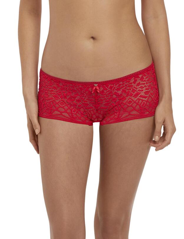 5016 Freya Soiree Lace Short - 5016 Rouge