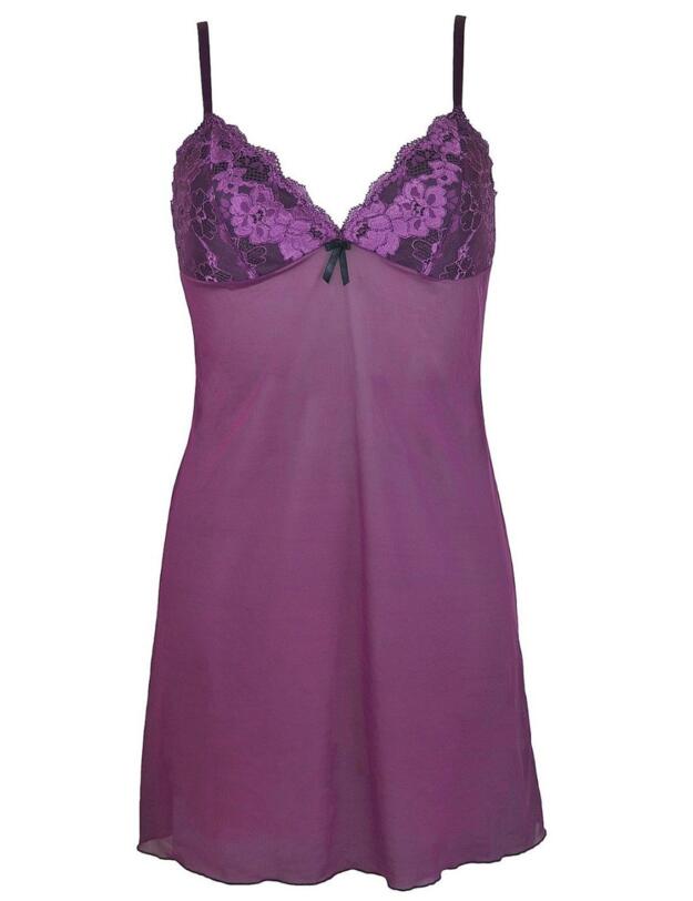 1508 Pour Moi? Amour Chemise Nightdress	 - 1508 Purple