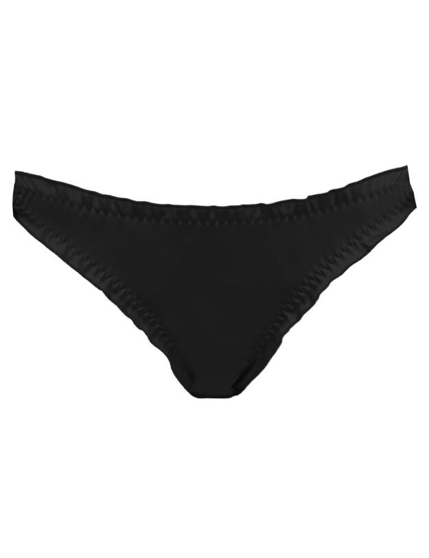 11904 Pour Moi? All Wrapped Up Tie Back Thong - 11904 Black