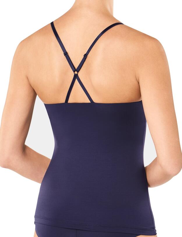 10186016 Sloggi S Serenity Lightly Padded Bra Camisole Top - 10186016 Indigo Blue