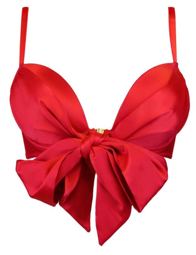11900 Pour Moi All Wrapped Up Front Fastening Bra - 11900 Red