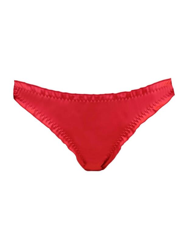 11904 Pour Moi? All Wrapped Up Tie Back Thong - 11904 Red