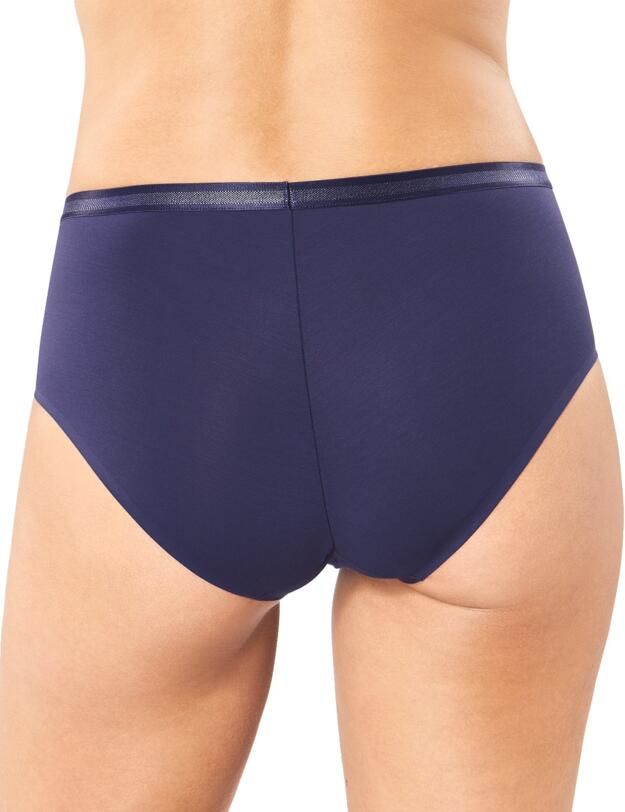 10186105 Sloggi S Serenity Mid Waist Panty Brief - 10186105 Indigo Blue