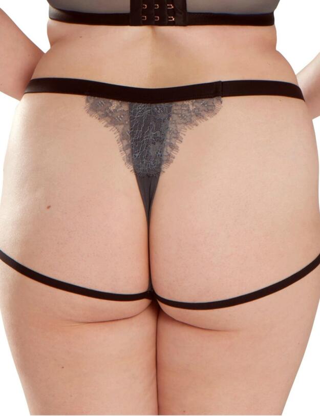 Scantilly by Curvy Kate Captivate Thong Slate