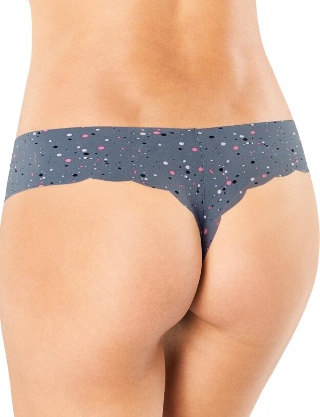 10189216 Sloggi ZERO Microfibre Print Hipstring - 10189216 Blue/Dark Combination