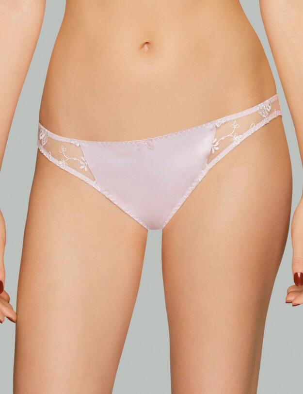 ROC-010-04 Coco de Mer Rococo Peek a Boo Brief - ROC-010-04 Pale Pink