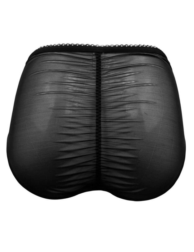 61009 Pour Moi Instinct High Waist Brief - 61009 Black/Red