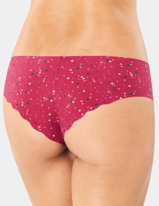 10189258 Sloggi ZERO Microfibre Print Hipster  - 10189258 Pink/Dark Combination