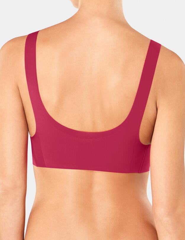 10186738 Sloggi Zero Feel Bralette Bra Top - 10186738 Raspberry Wine