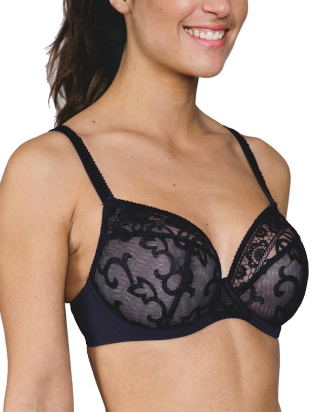 41733 Maison Lejaby Shadow 3 Part Full Cup Bra - 41733 Nuit Noire