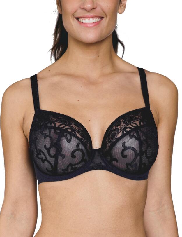 41733 Maison Lejaby Shadow 3 Part Full Cup Bra - 41733 Nuit Noire