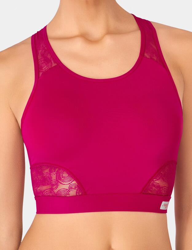 10190449 Sloggi Women Move Flex Long Top - 10190449 Flashy Pink