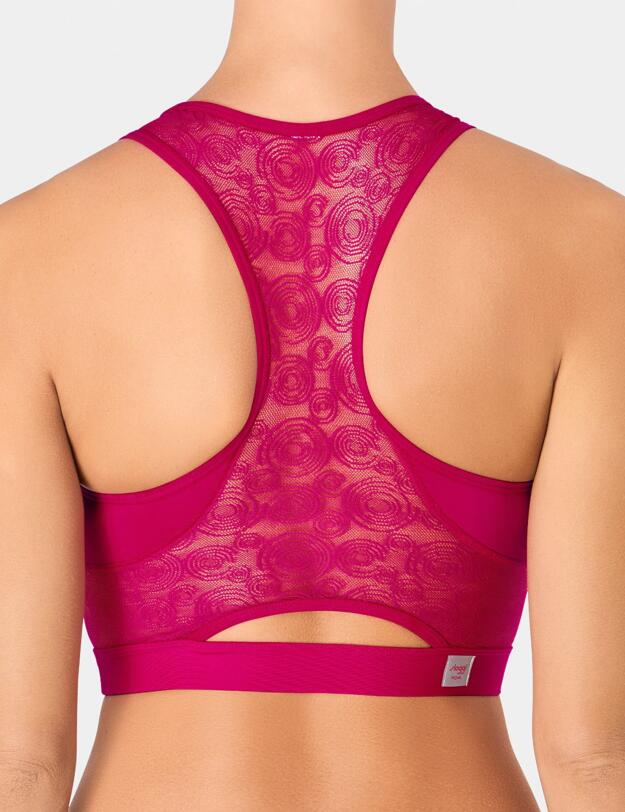 10190449 Sloggi Women Move Flex Long Top - 10190449 Flashy Pink