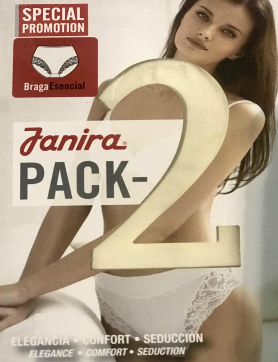 1031398 Janira Essential Braga Brief (2 Pack) - 1031398 Nacre