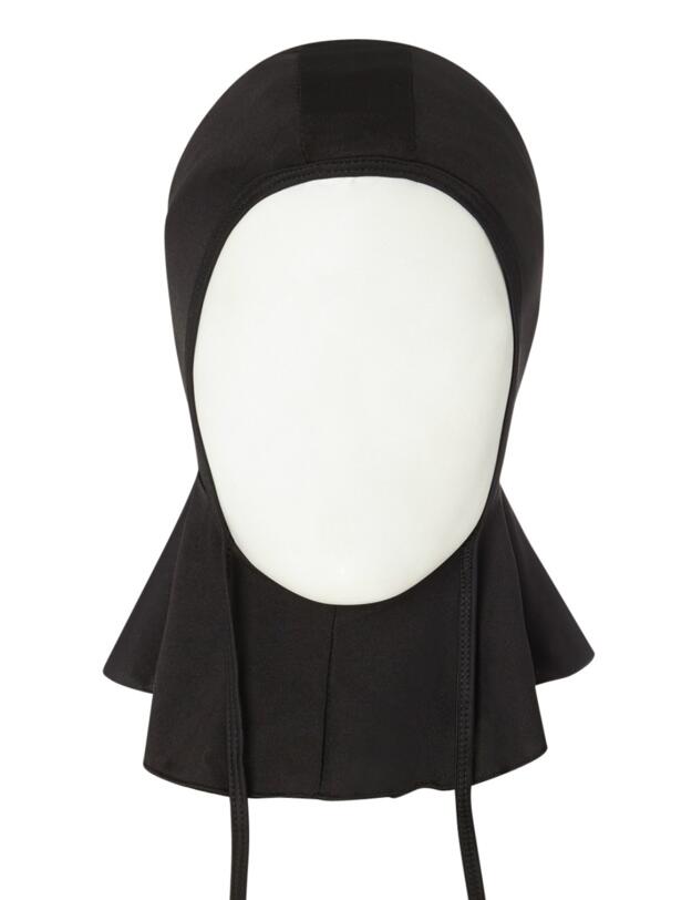 HIJ100BLKONE Shorso Black Sports Hijab - HIJ100BLKONE Black
