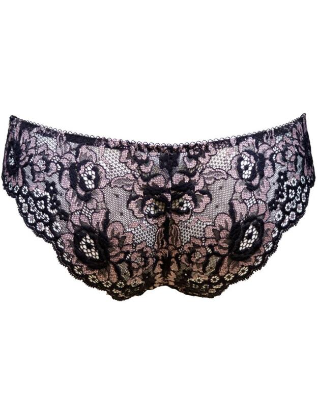 11504 Pour Moi Opulence Brazilian Brief - 11504 Black/Pink