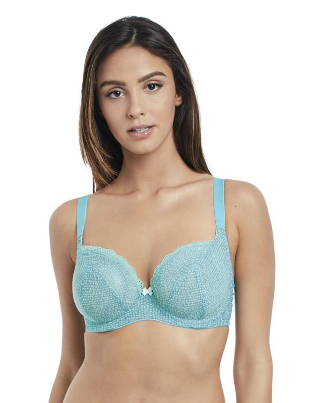 Freya Summer Haze Underwired Balcony Bra Aquamarine