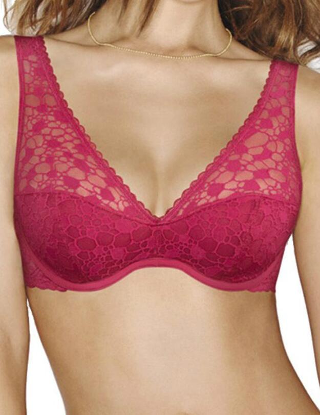 W06TJ Wonderbra Sexy Bralette Foulard Push Up Bra - W06TJ Scarlett Berry