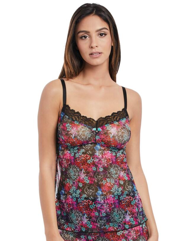 5148 Freya Forest Song Camisole Top - 5148 Black