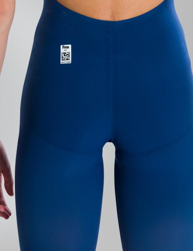809170C292 Speedo Fastskin Lazer Elite 2 Openback Kneeskin - 809170C292 Blue/Brown
