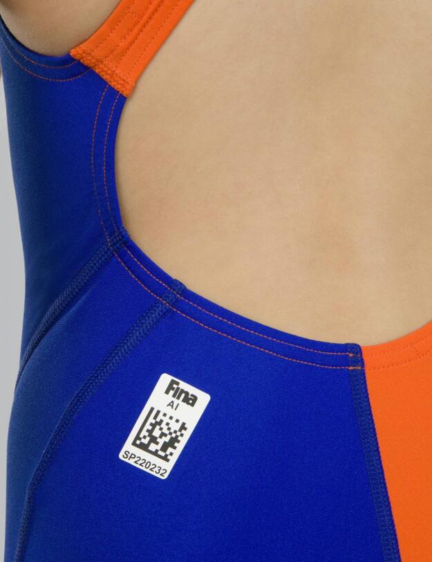 Speedo Childrens Fastskin Endurance Openback Kneeskin Blue/Salso