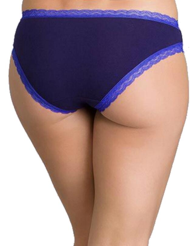 P066K Playtex Cotton Fancy Brief 2 Pack - P066K Flower Blue