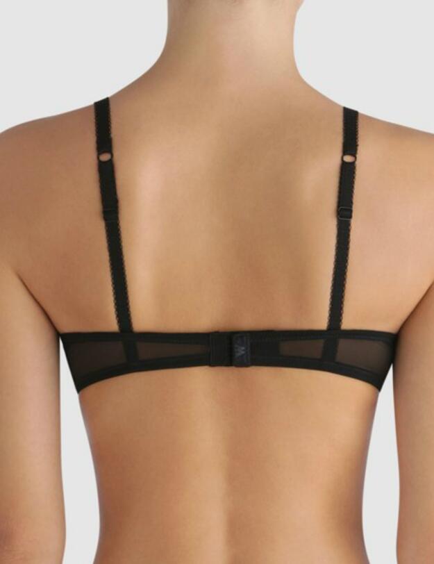 Wonderbra Modern Chic Triangle Push Up Bra Black