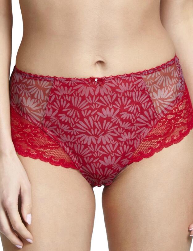 6954 Panache Jasmine Deep Brief - 6954 Berry Burst
