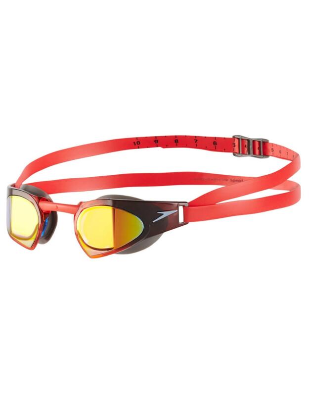 810438C100 Speedo Fastskin Prime Mirror Goggles - 810438C100 White/Red
