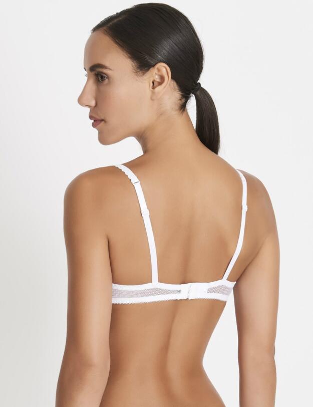 HG14 Aubade L'Odalisque Half Cup Underwired Bra - HA14 Blanc