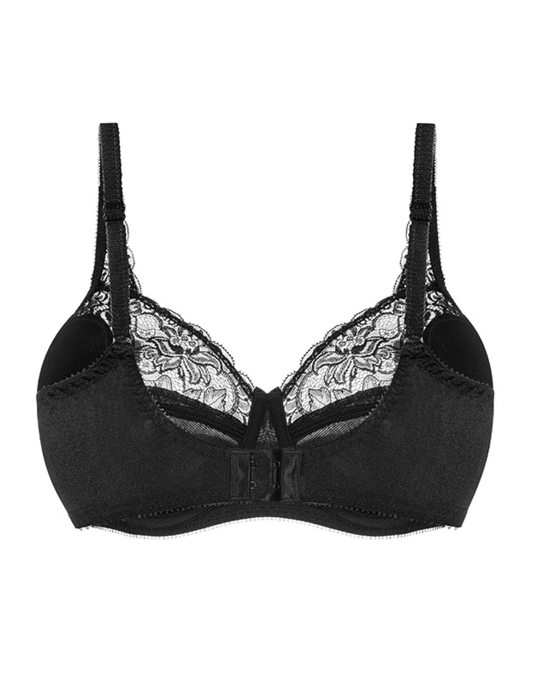 Charnos Superfit Full Cup Wired Black Bra - size 40E Myanmar