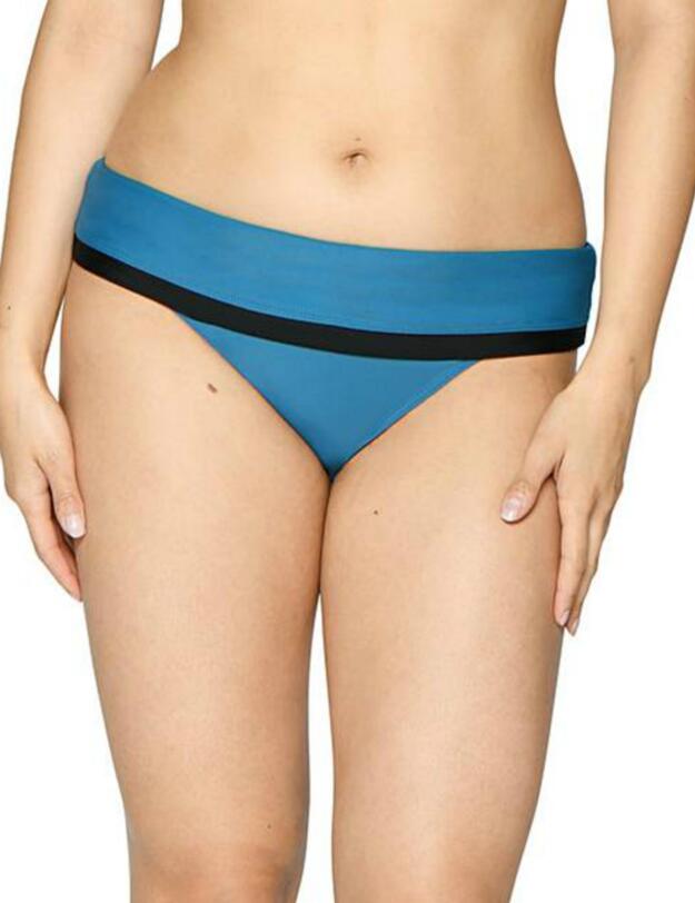 CS002503 Curvy Kate Rock The Pool Foldover Bikini Brief - CS002503 Petrol