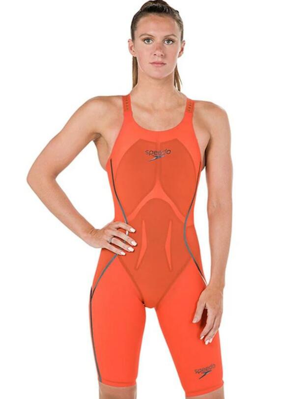 809753C563 Speedo Fastskin LZR Racer X Closedback Kneeskin - 809753C563 Orange/Black