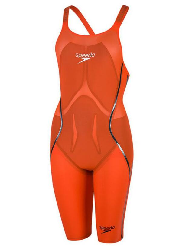 809753C563 Speedo Fastskin LZR Racer X Closedback Kneeskin - 809753C563 Orange/Black