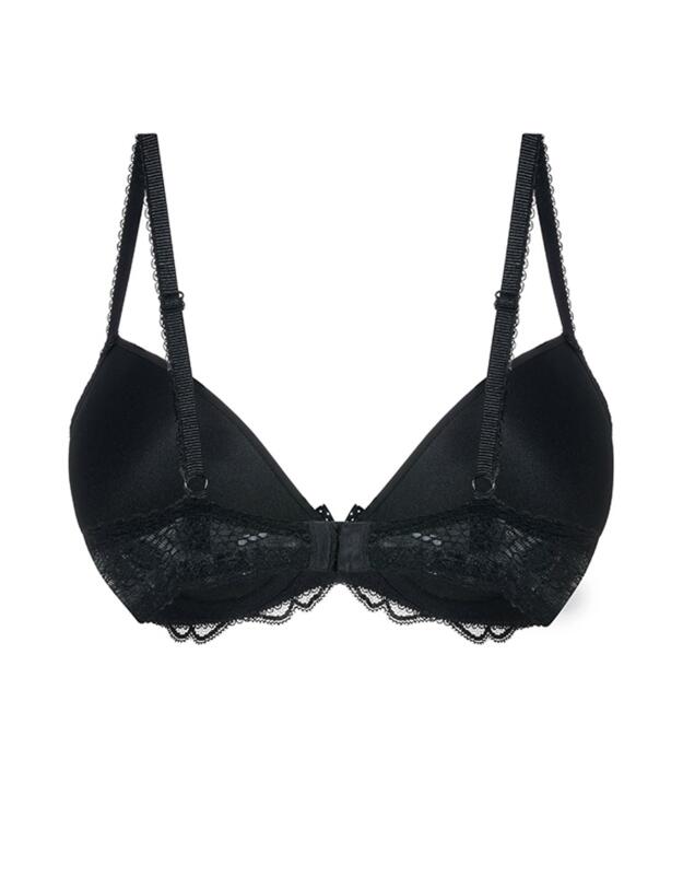 1313020 Lepel Lyla Moulded Plunge Push-up Bra - 1313020 Black