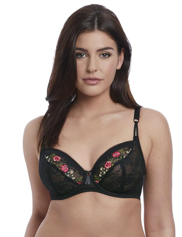 Freya Rhea Underwired Plunge Bra Noir 
