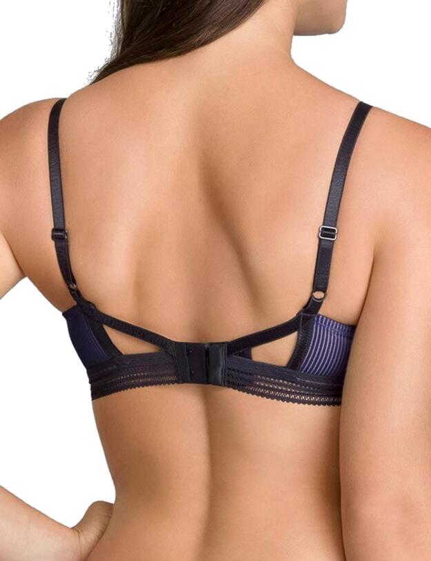 P06TW Playtex Smoking Chic Soft Cup Bra - P06TW Navy Blue/Black