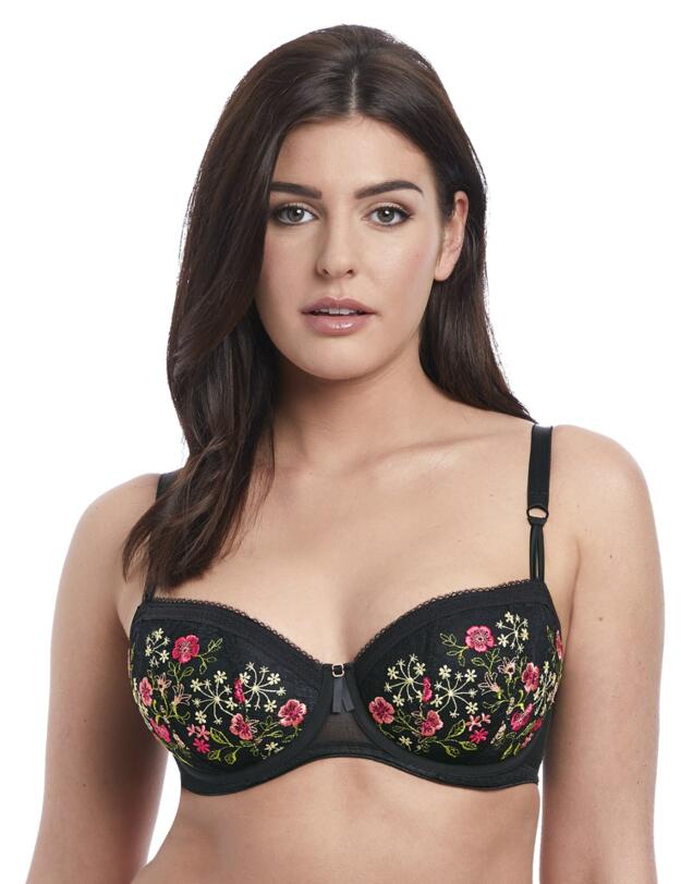 Freya Rhea Padded Half Cup Bra Noir 
