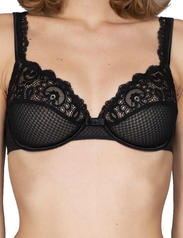  Maison Lejaby Gaby Full Cup Bra Noir 