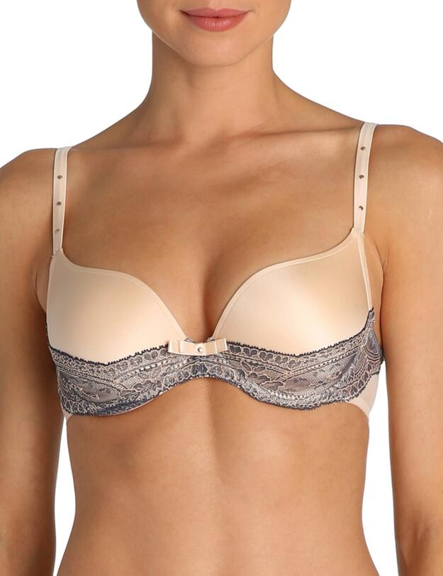 0102066 Marie Jo Charlize Padded Heart Shape Bra - 0102066 Pale Peach