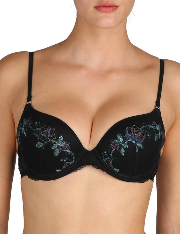Marie Jo Dahlia Padded Push Up Bra Black