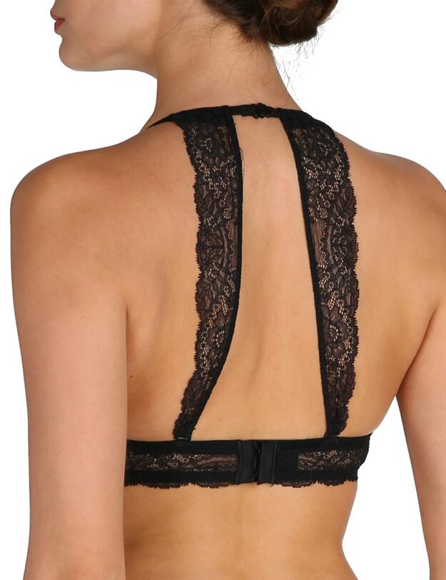 0102136 Marie Jo Dahlia Padded Heart Shape Bra - 0102136 Black