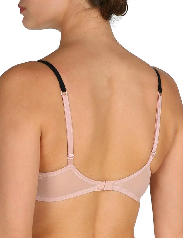 0102156 Marie Jo Blossom Padded Deep Plunge Bra - 0102156 Powder Rose