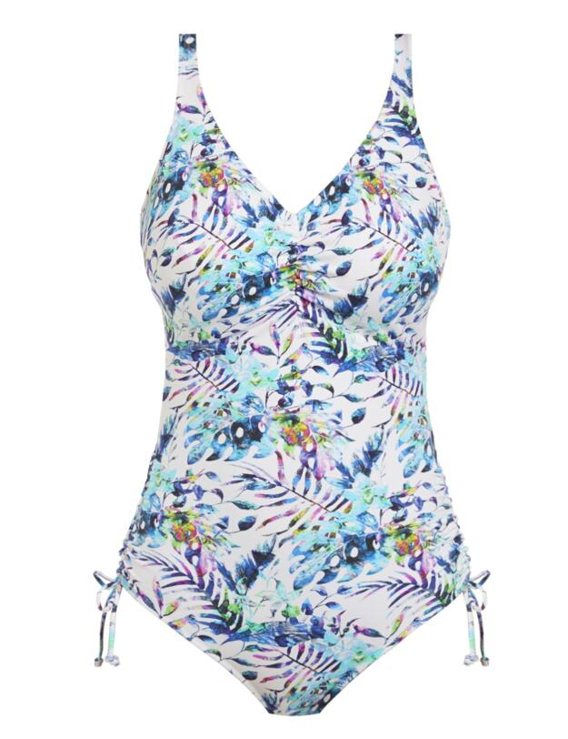 6548 Fantasie Fiji UW V-neck Adjustable Leg Swimsuit - 6548 Multi