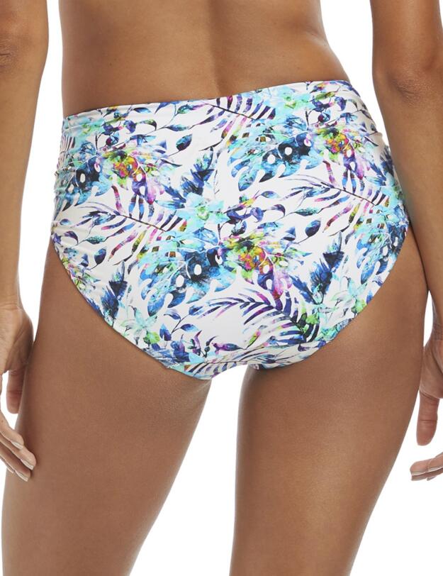 6547 Fantasie Fiji Deep Gathered Bikini Brief  - 6547 Multi